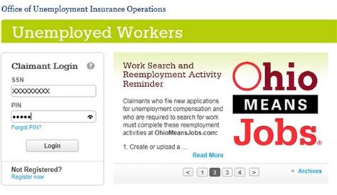 On the OHID screen, click "Create Account". . Ohio unemployment login